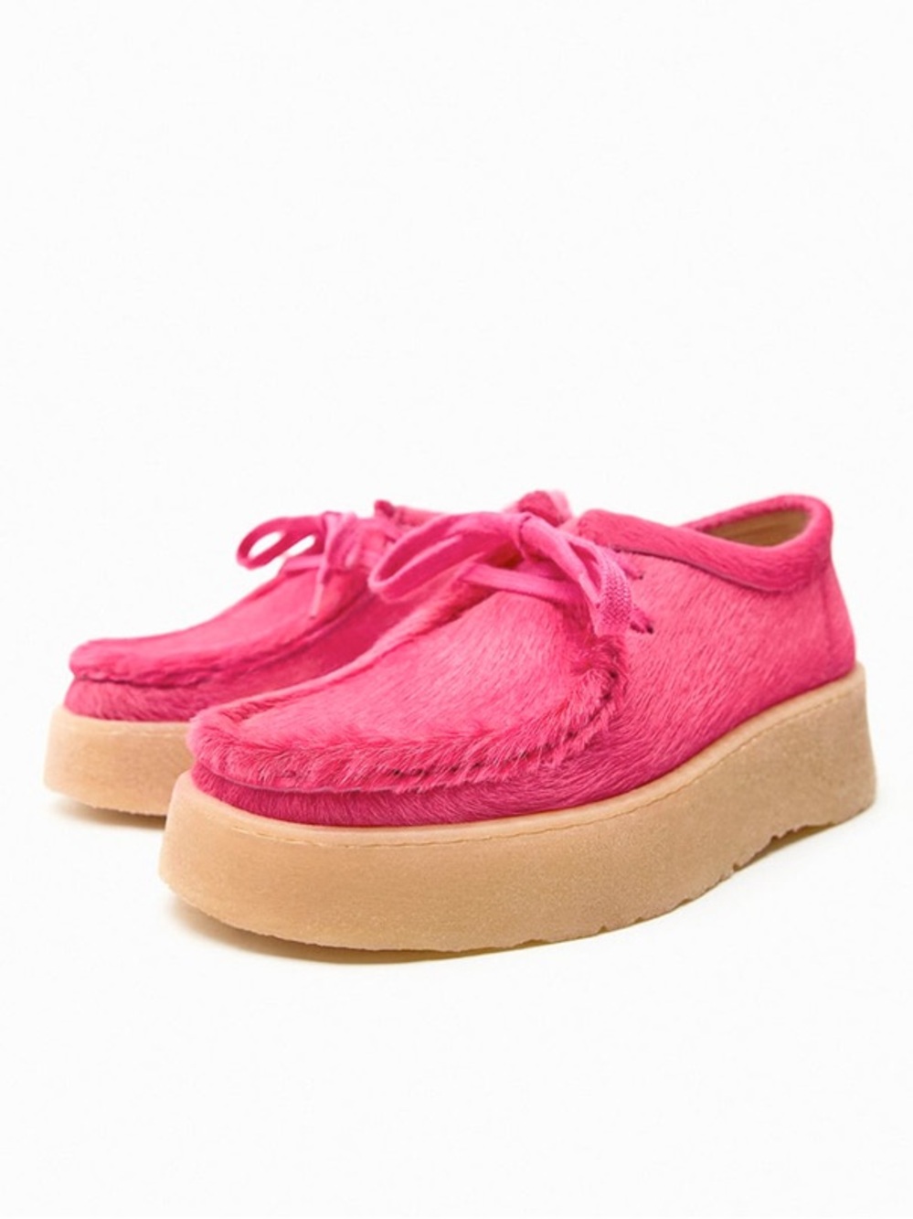 Clark’s x Zara Pony Hair Wallabees